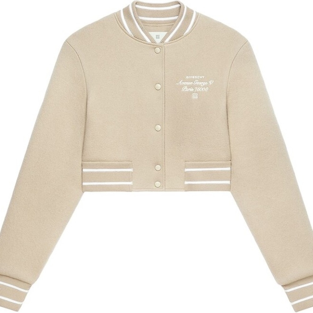 Givenchy Beige Varsity Jacket